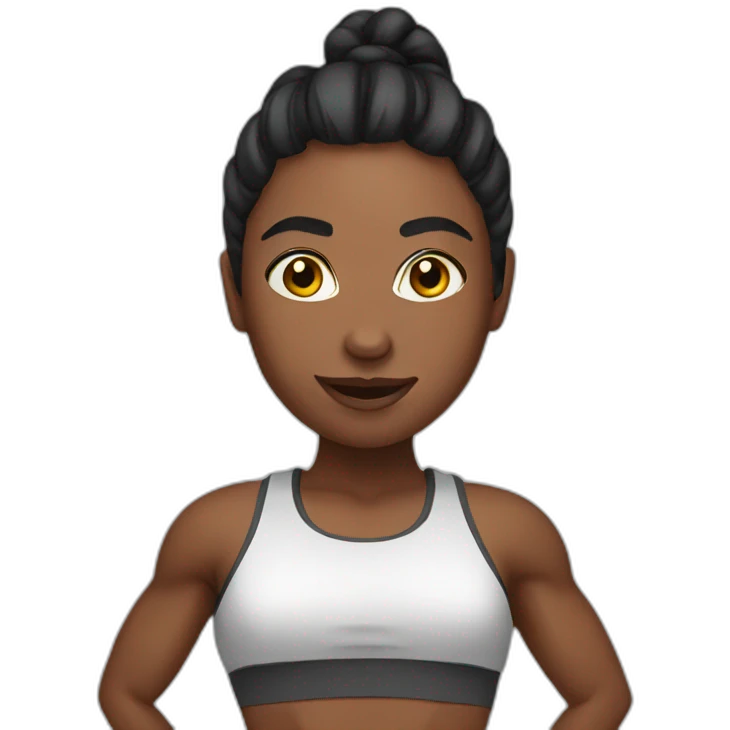 Fitness influencer emoji