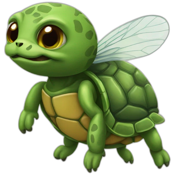 Fly cat turtle emoji