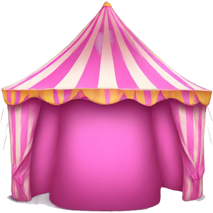 pink carnival tent emoji