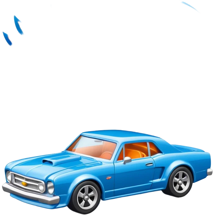 Машинка HotWheels белого цвета, в голубой классической упаковке HotWheels. emoji