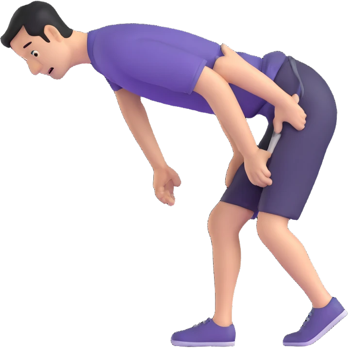 man with backache emoji