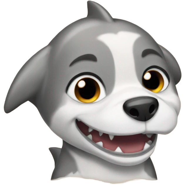 Shark puppy emoji