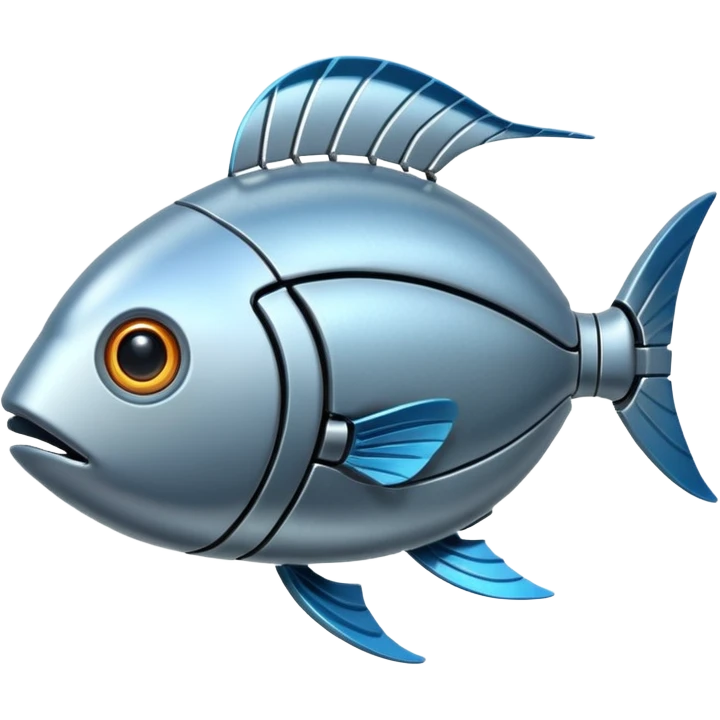 robotic fish emoji