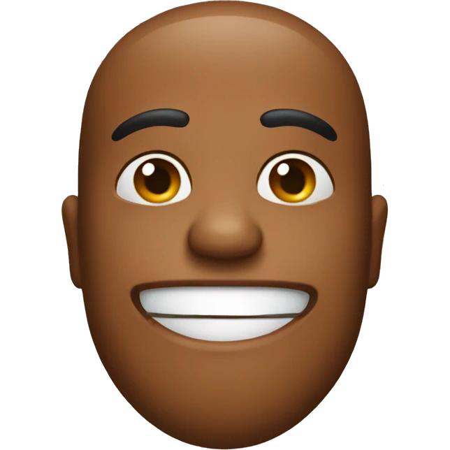 The brown drop
 emoji