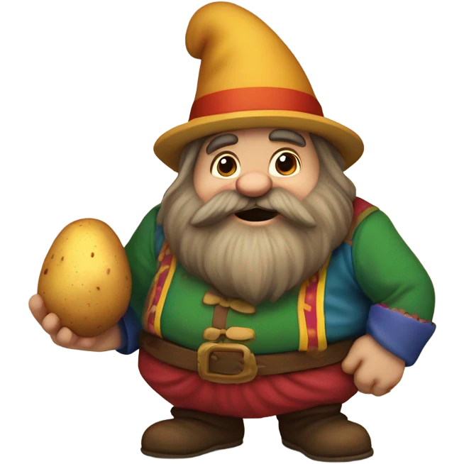 potato and dwarf  emoji