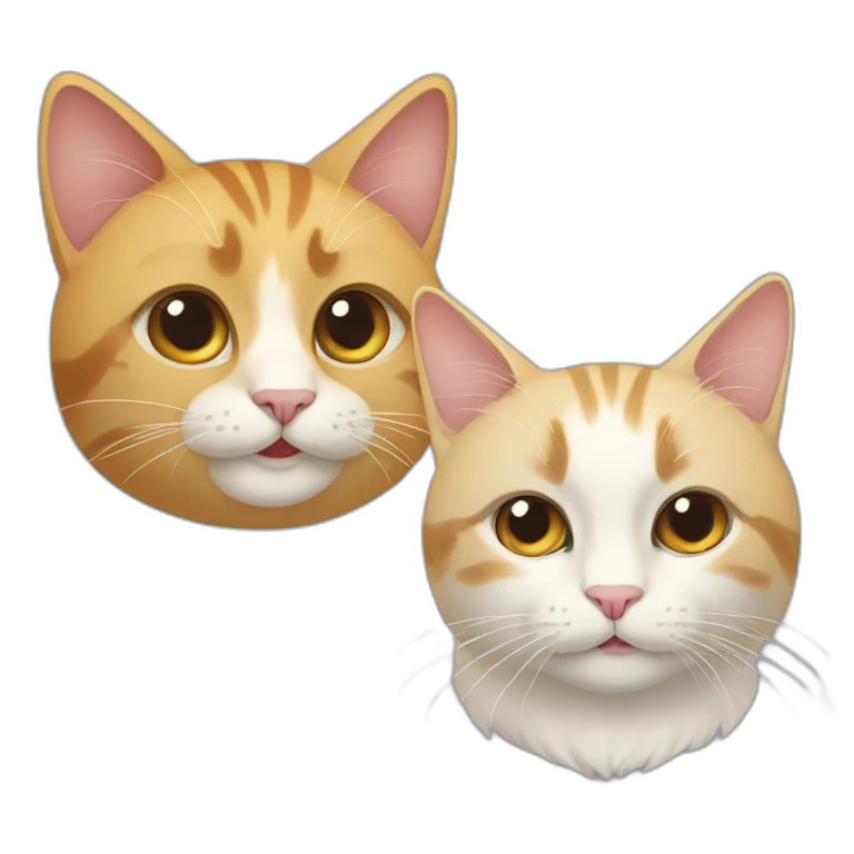 two cats emoji