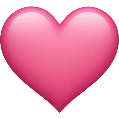 Pink heart  emoji