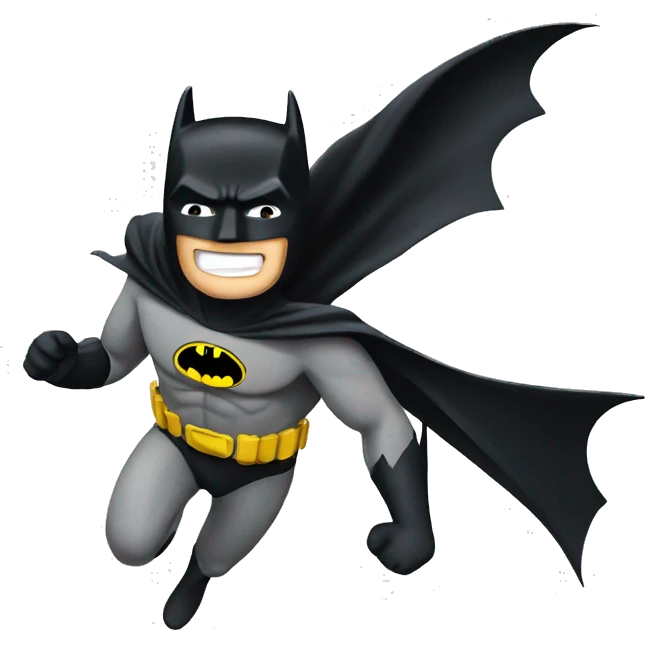 batman flying emoji