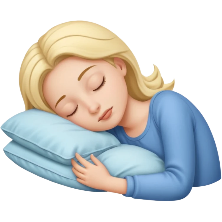 Clean girl qui dort emoji