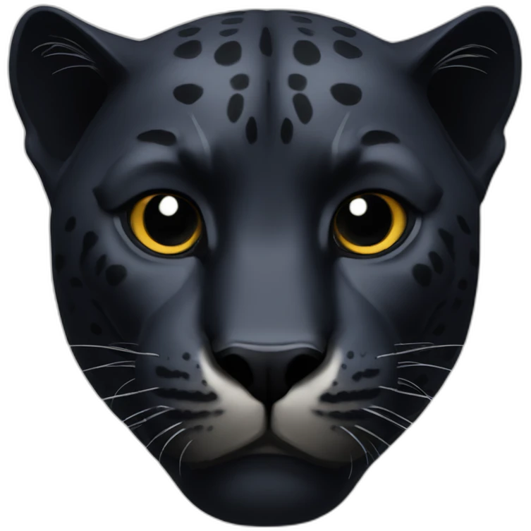 black panther head emoji