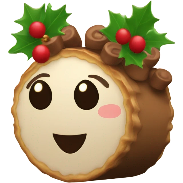 Buche de Noel  emoji
