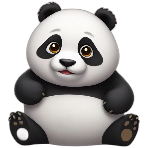 round smol panda emoji
