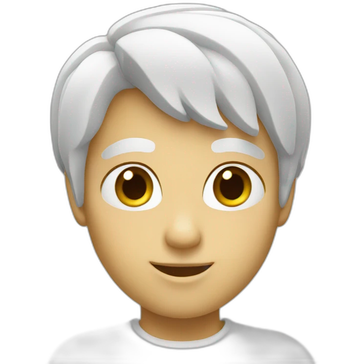 chat blanc emoji