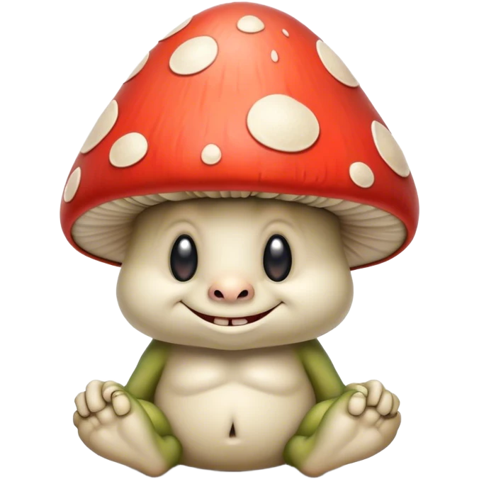Mushroom troll emoji