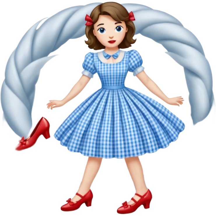 dorothy in tornado emoji