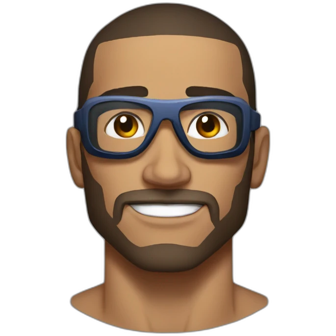 Mma  Fighter  with lunette emoji