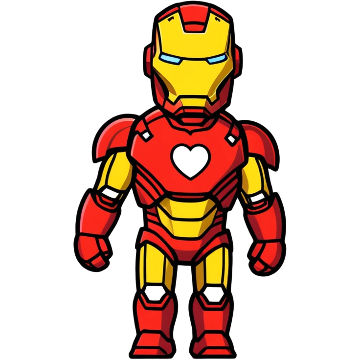 Ironman with heart  emoji