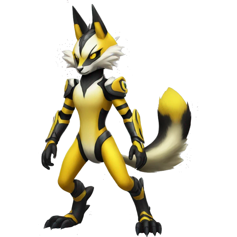 Metabee Renamon Zeraora Full body emoji