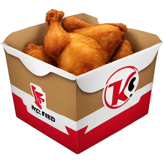 kfc chicken box emoji