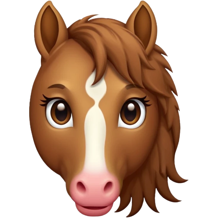 Caballo ojos de corazón  emoji