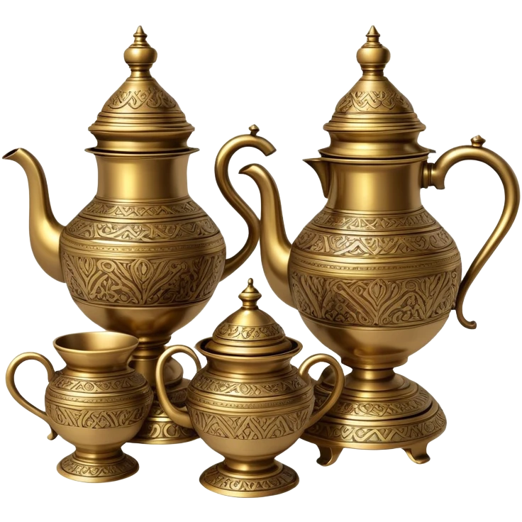Samovar tea set from Dagestan emoji
