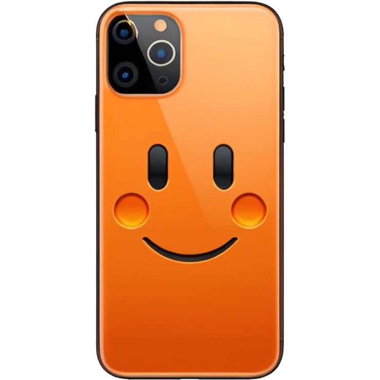 Iphone 17 pro max orange color emoji