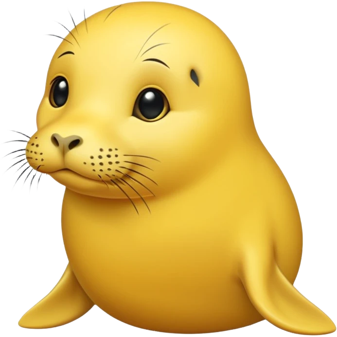 Yellow seal emoji