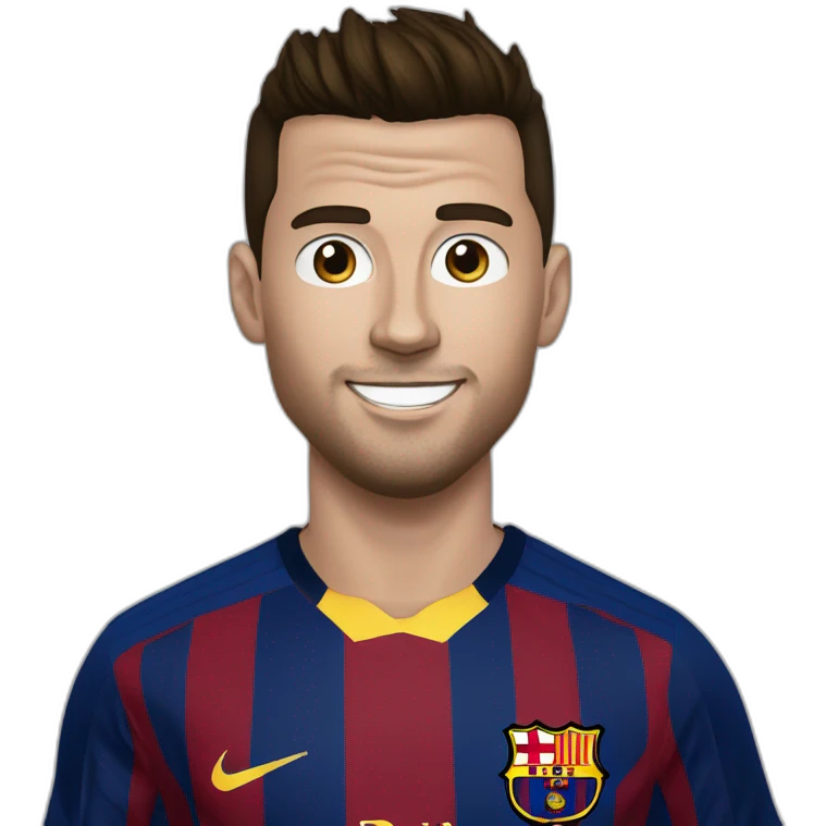 Ronaldo sur Messi comme un roi emoji