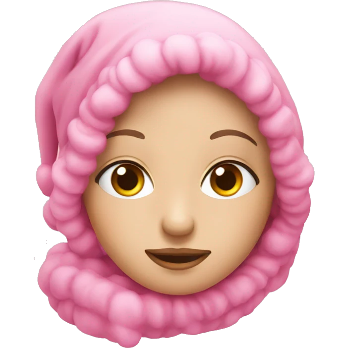 Pink Christmas emoji