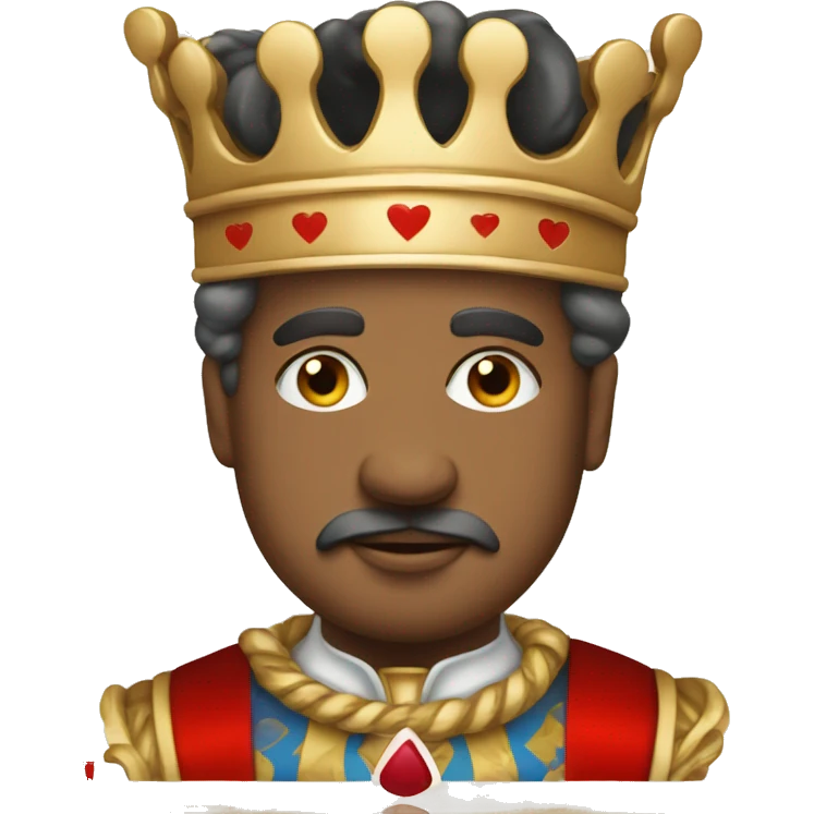 king of hearts playing card emoji