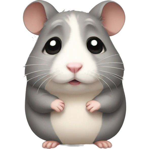 Sad hamster  emoji