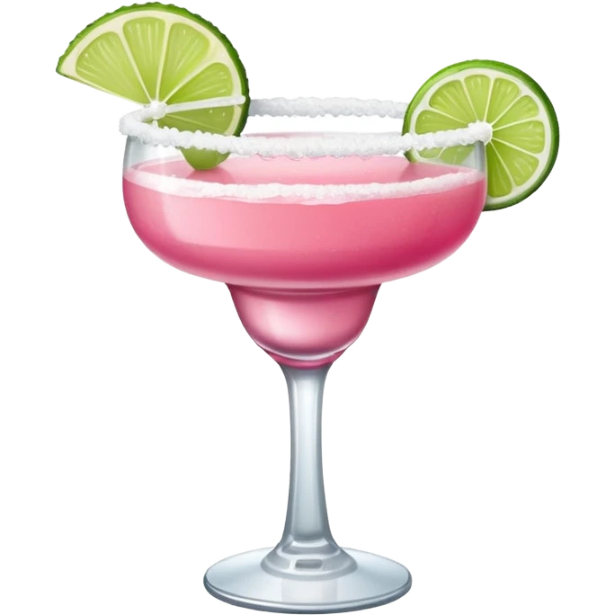 Pink margarita emoji