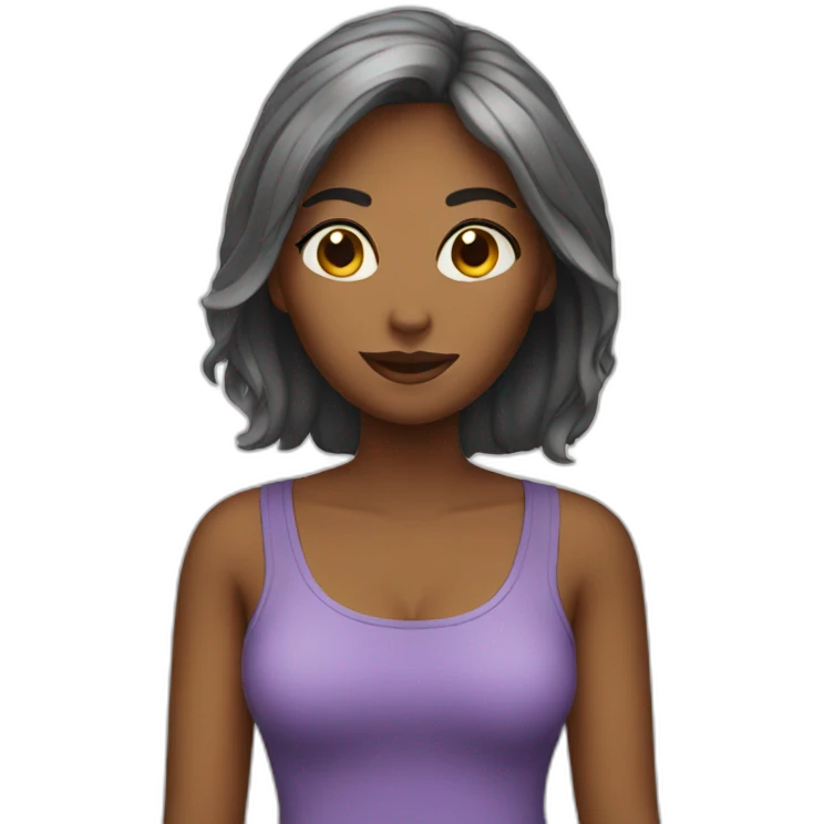 Femme chat emoji