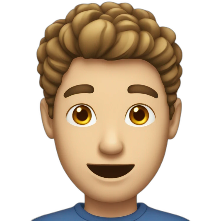 guy mewing emoji