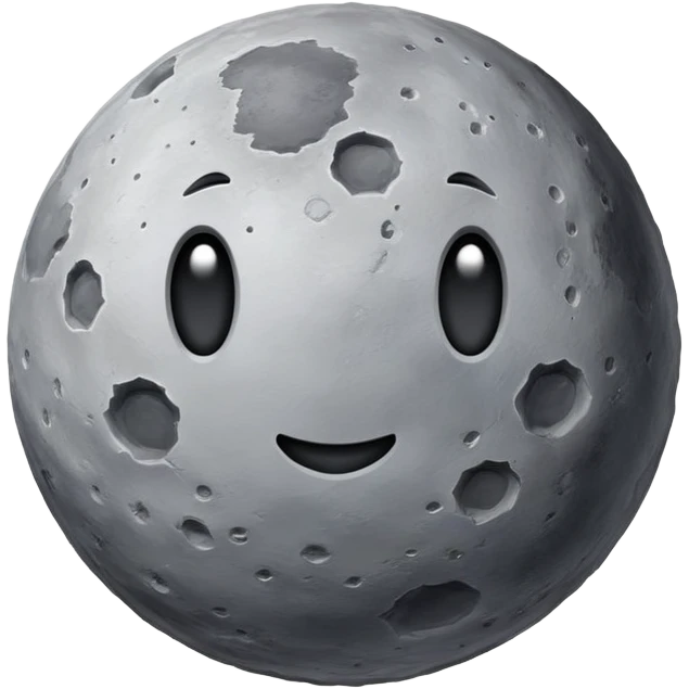 Planet Mercury realistic emoji