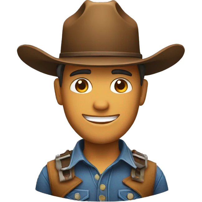 man with cowboy hat emoji