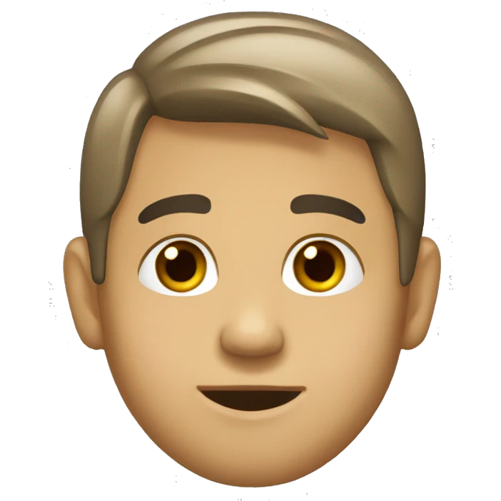 Cara (rostro) de un chico emoji