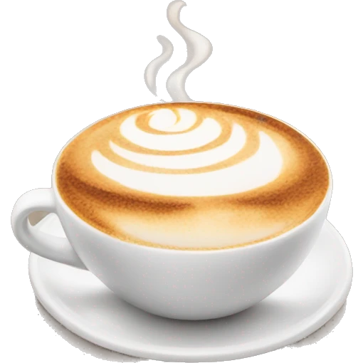 A cappuccino  emoji