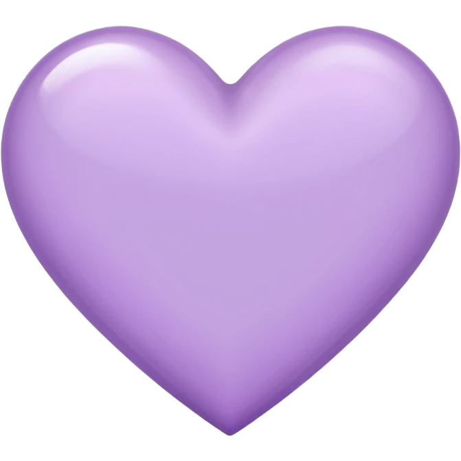 Light purple heart emoji emoji