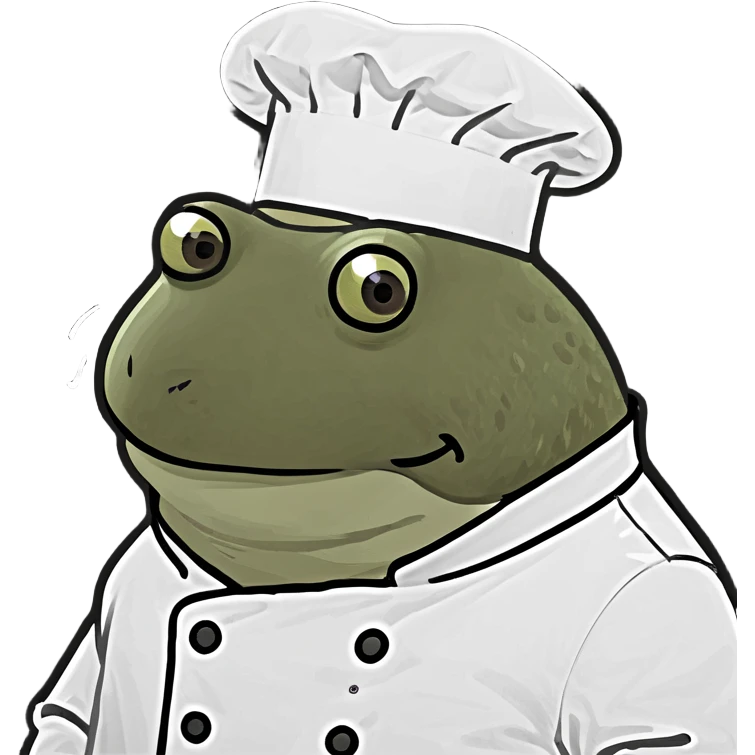 bufo in a chef coat emoji