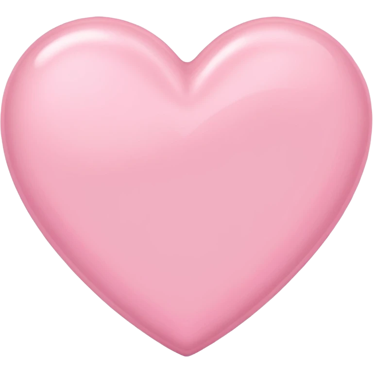 Baby Pink iPhone heart emoji