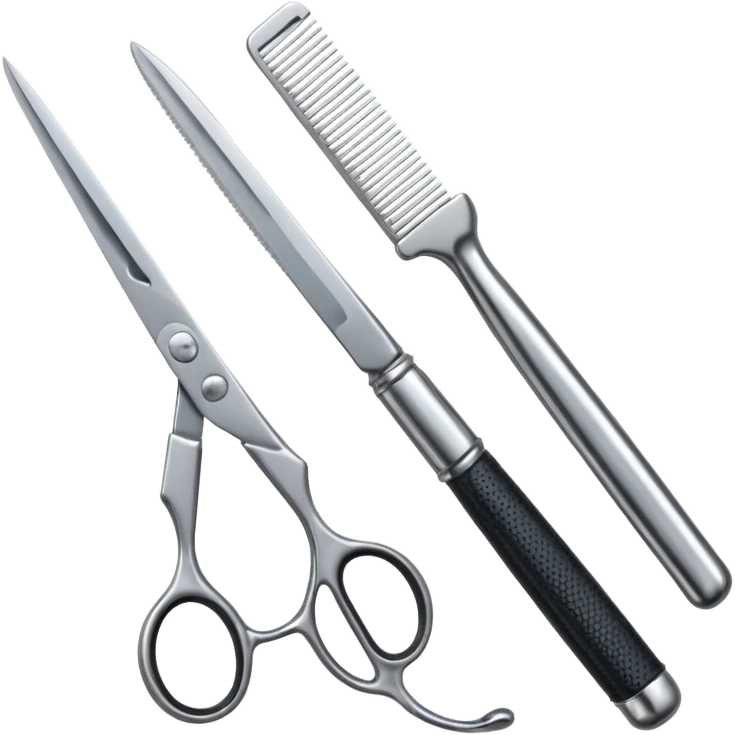 barber shop items, single emoji
