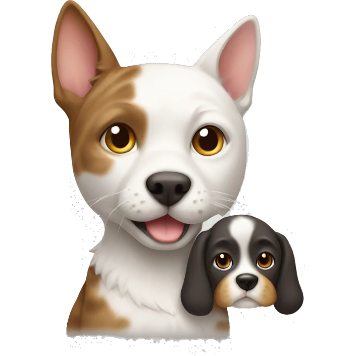 CAT with dog  emoji