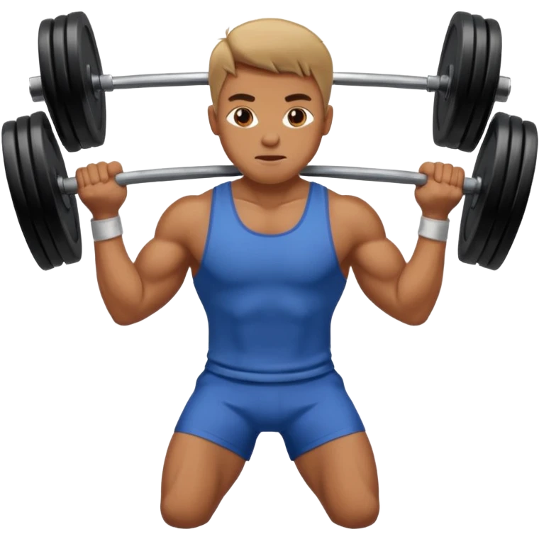 man lifting weights

 emoji