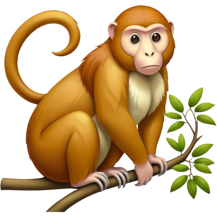 Proboscics monkey emoji