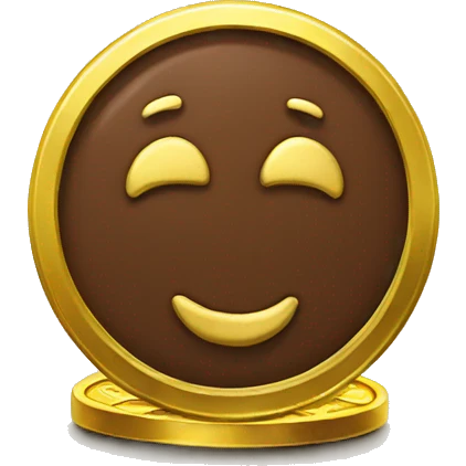 gold chocolate coins emoji