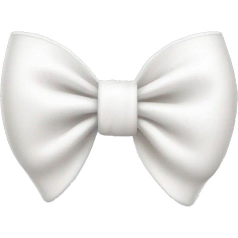 white bow emoji