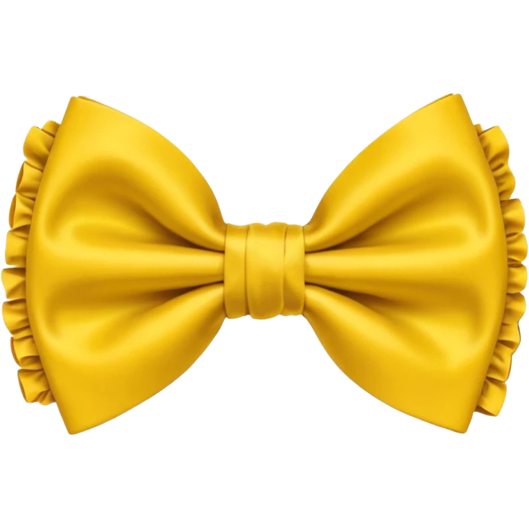 yellow bow tie  emoji