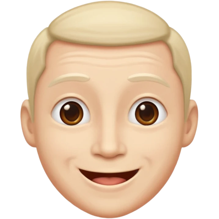 радостно удивленный мужчина по пояс  emoji