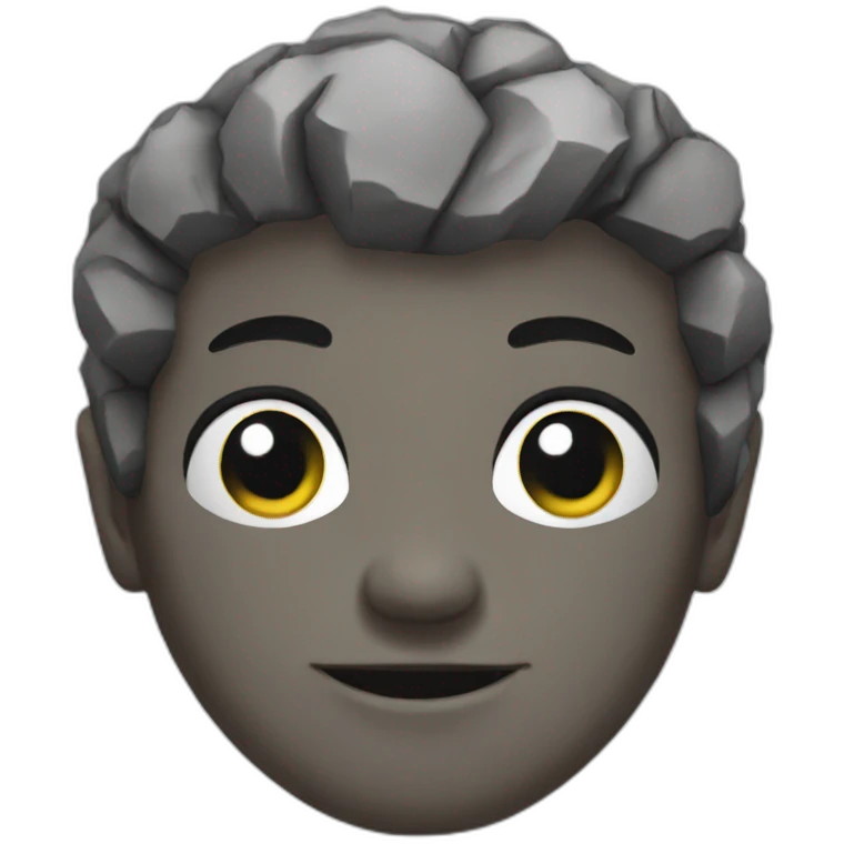 Rock emoji